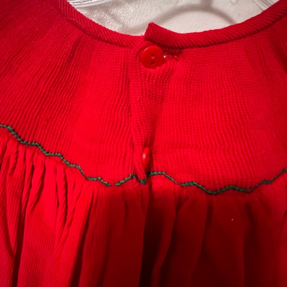 Mom&Me Kids Corduroy Christmas Dress - Picture 3 of 4